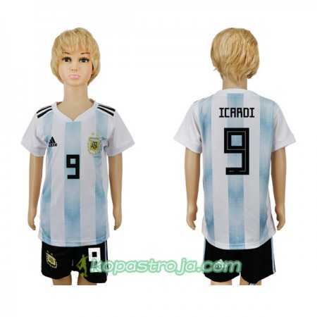 Billiga Fotbollströjor Argentina Icardi 9 Barn WM 2018 Hemma tröja